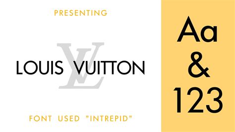 Louis Vuitton font name